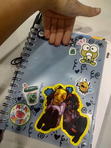 Customer photo review of Gas Mask Girls Sticker