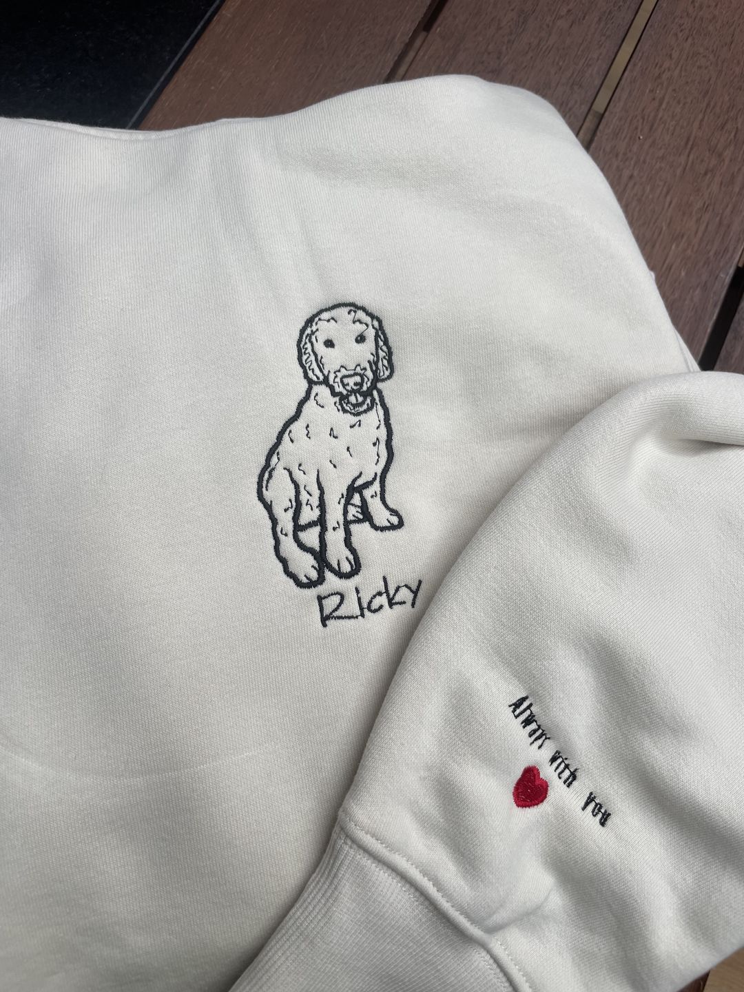 Customer photo review of CUSTOM HEAVYWEIGHT PET JUMPER | HOODIE