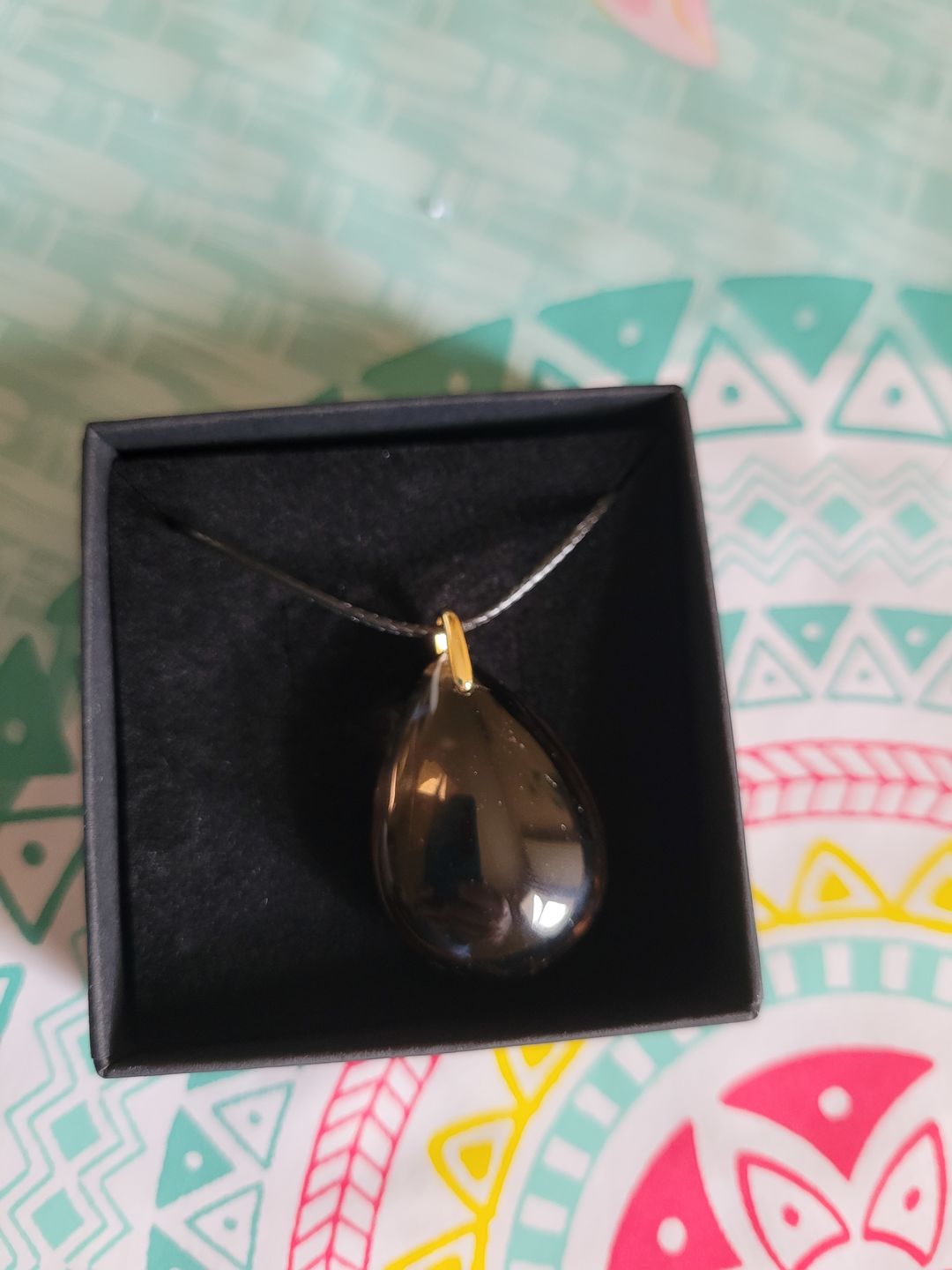 Customer photo review of Pendentif Quartz Fumé
