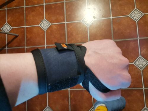 Customer photo review of Muñequeras ORX