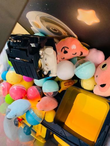 Customer photo review of Kawaii Mini 'TDD SPACE' Claw Machine Toy