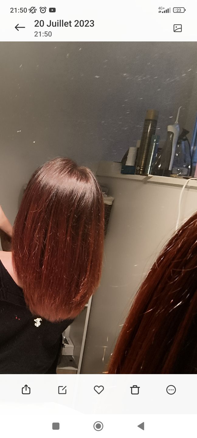 Customer photo review of Gamme The One - Kit complet - Shampooing, masque et sérum