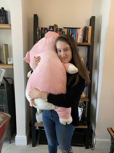 Customer photo review of Jeju The Piggy Plushie | Exclusive