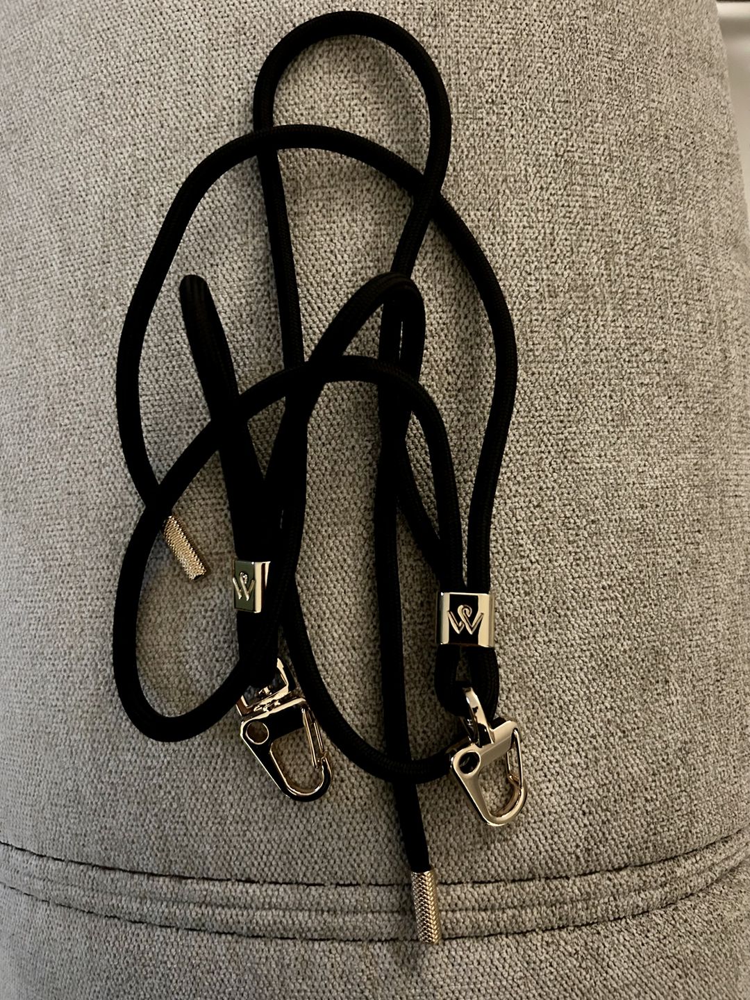 Customer photo review of Black Braided Rope Clip Strap