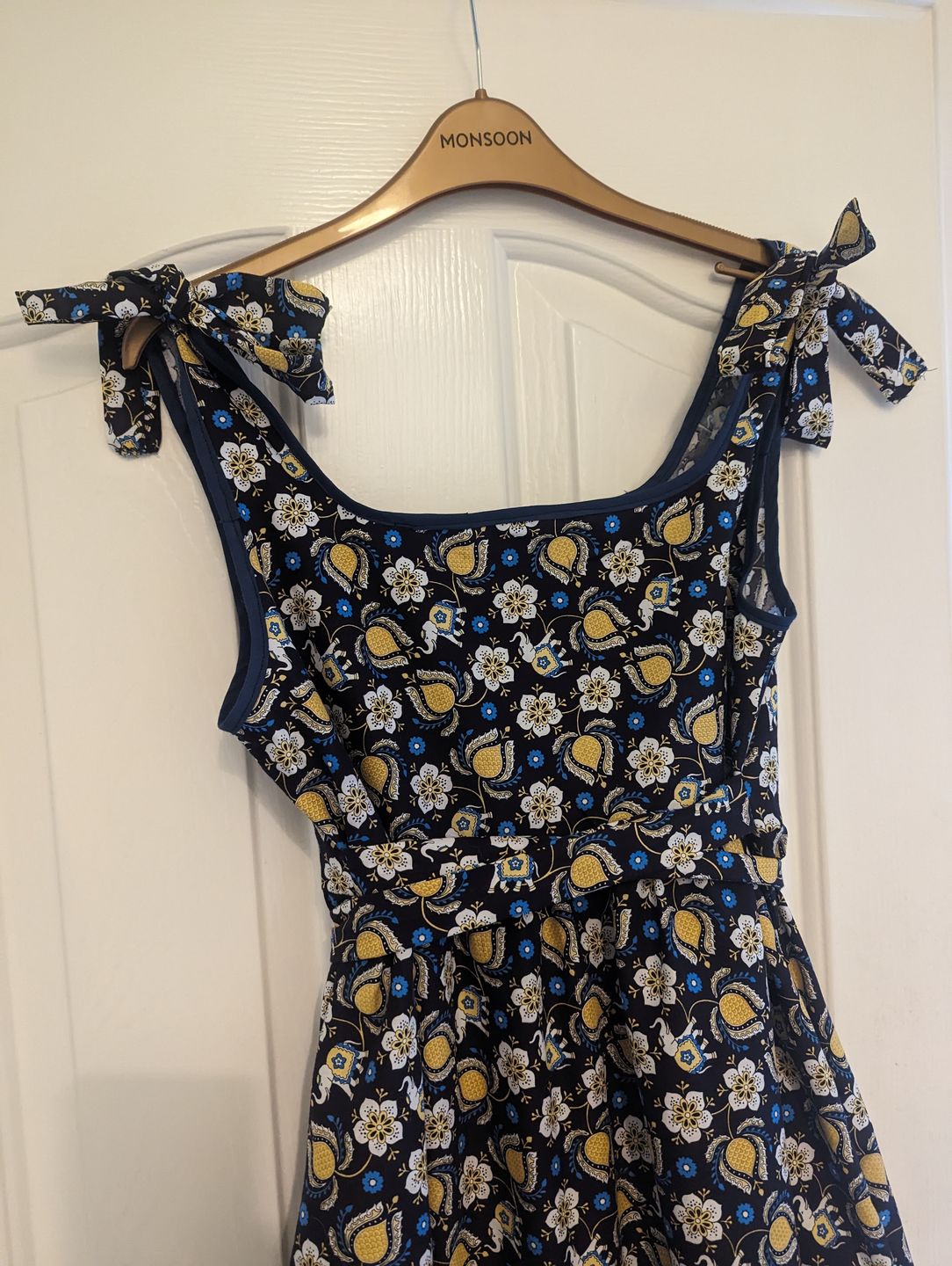 Customer photo review of Flowers & Elephants Cotton Poplin Fabric - 58" wide