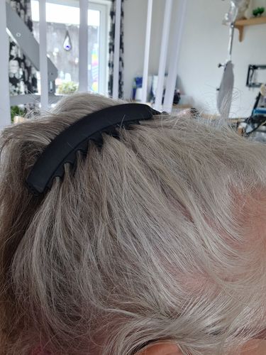 Customer photo review of Store bananhårklemmer