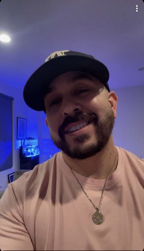 Customer photo review of 021 ESSENTIAL DROP-CUT T-SHIRT - DUSTY ROSE