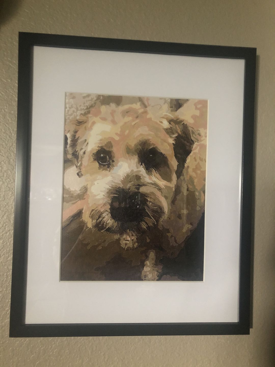 Customer photo review of Custom Paint By Numbers Kit - Upload Any Photo 30x40cm
