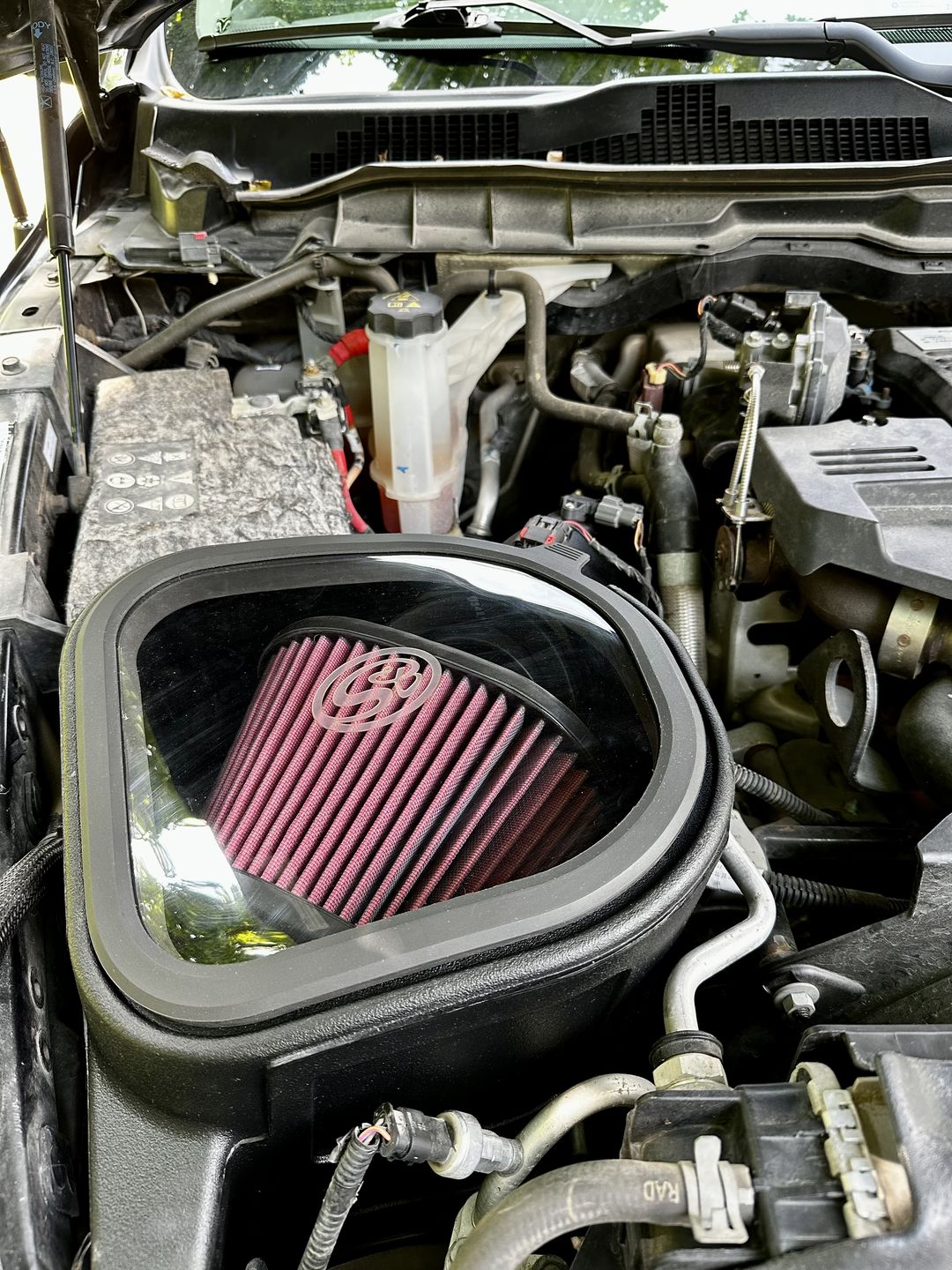 Customer photo review of 2013-2018 Cummins S&B Intake Kit (75-5068)