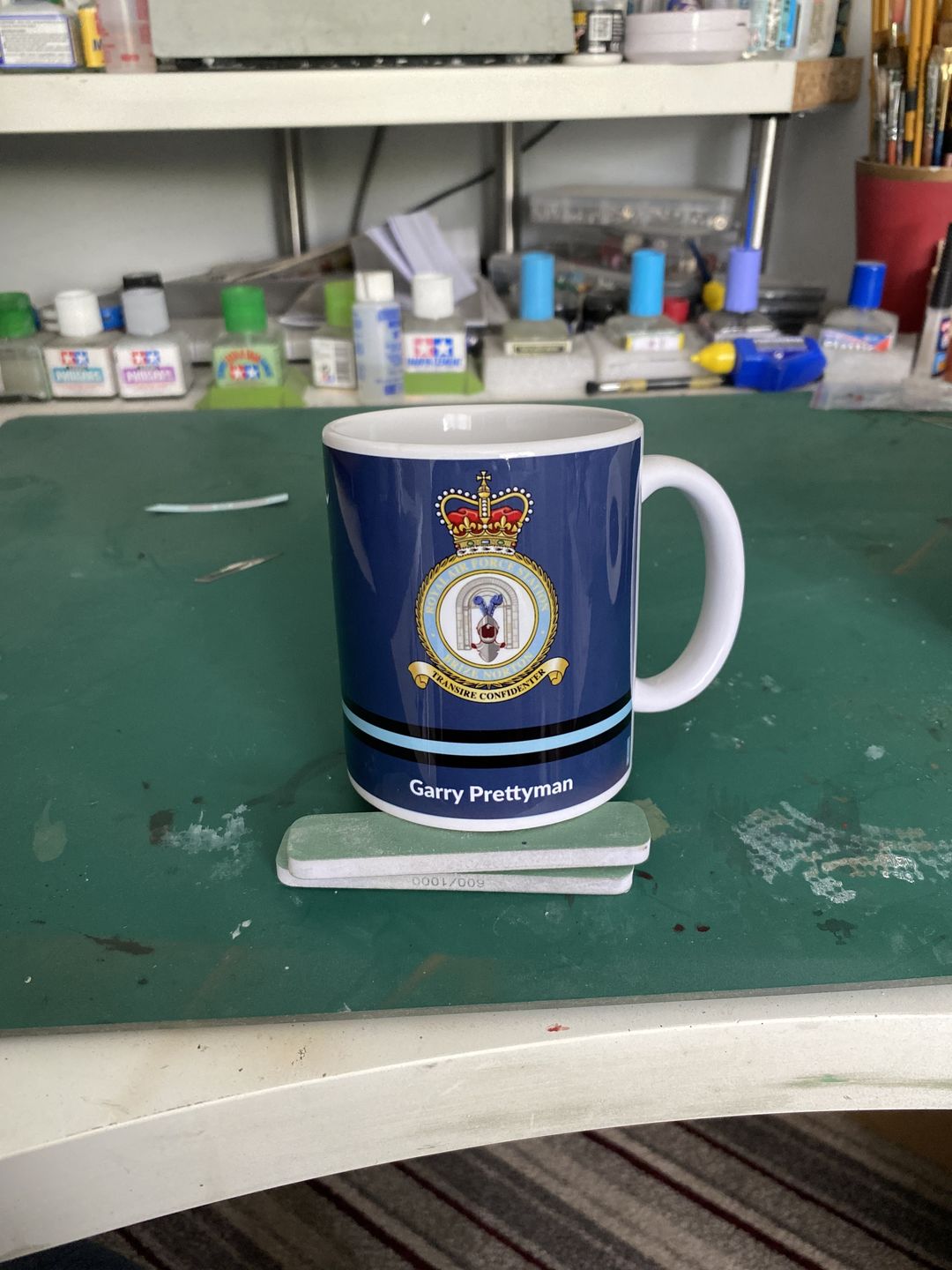 Customer photo review of Personalised RAF Officer Mug