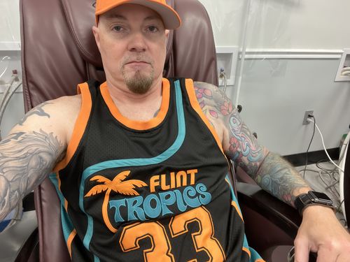 Customer photo review of Jackie Moon Flint Tropics Semi-Pro Basketball Jersey