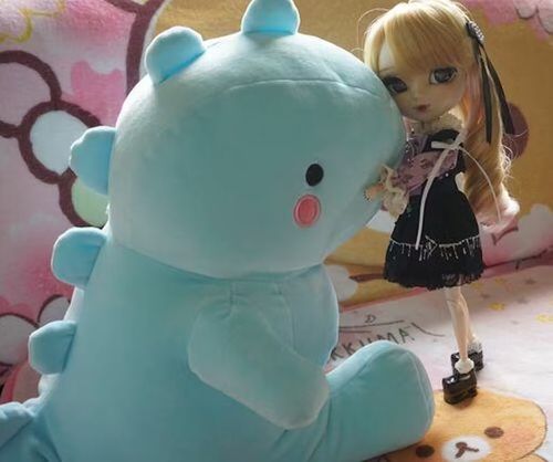 Customer photo review of Tato & Tate The Dino Lover Kawaii Plushies