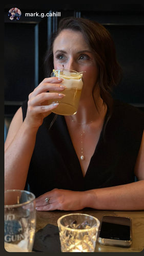 Customer photo review of Mariah Solitaire Mini Pearl Choker