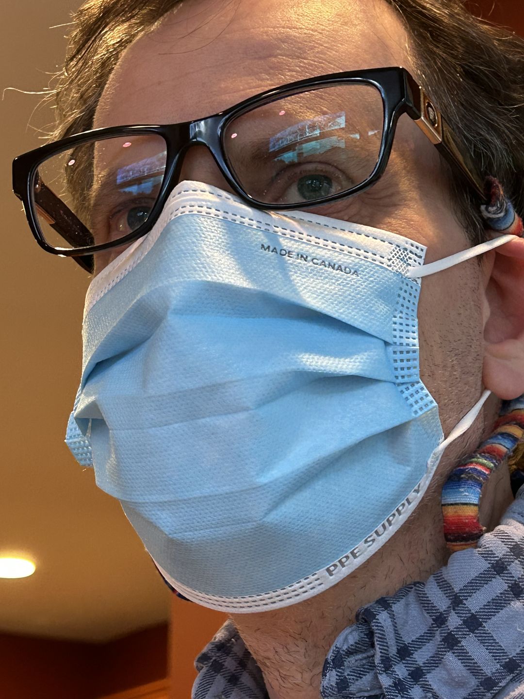 Customer photo review of ASTM Level 3 Medical Procedure Face Mask Made in Canada