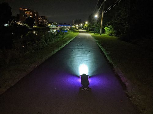 Customer photo review of Backfire Cannon II Electric Skateboard Lights