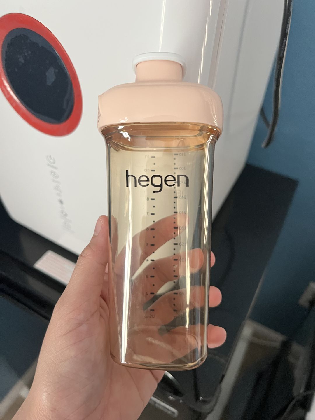 Customer photo review of Hegen PCTO™ 330ml/11oz Drinking Bottle PPSU Pink (24 months and above)