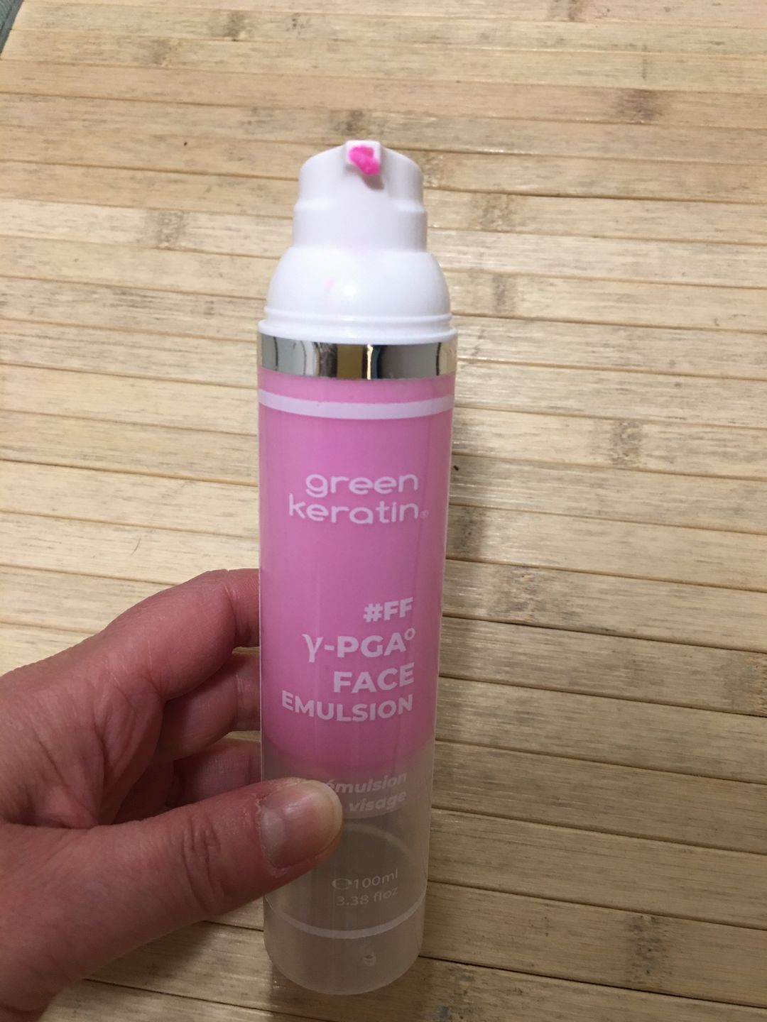 Customer photo review of Y-PGA Emulsion pour le visage, Sans Parfum