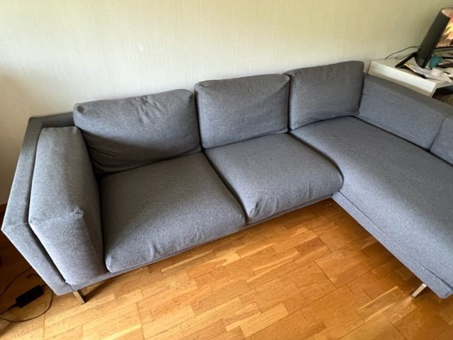 Customer photo review of NOCKEBY 2 Seat IKEA Sofa With Chaise Longue Right Cover