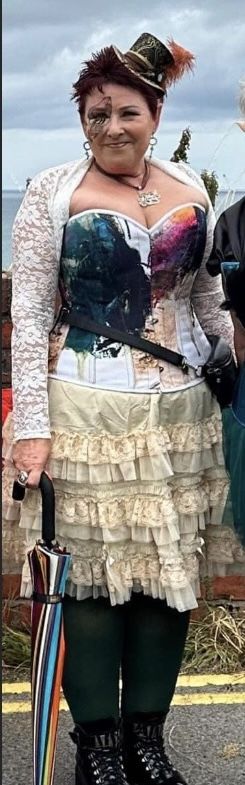 Customer photo review of Lolita Knee Length Skirt In Taffeta