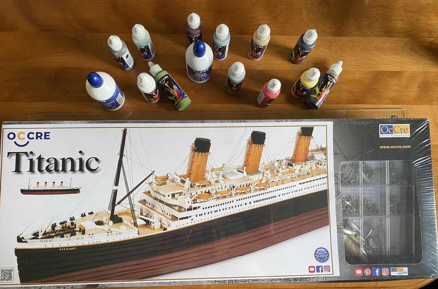Customer photo review of Maqueta Barco Titanic