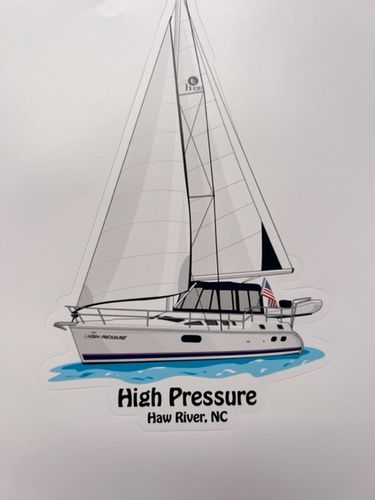 Customer photo review of Custom Digital Boat Artwork