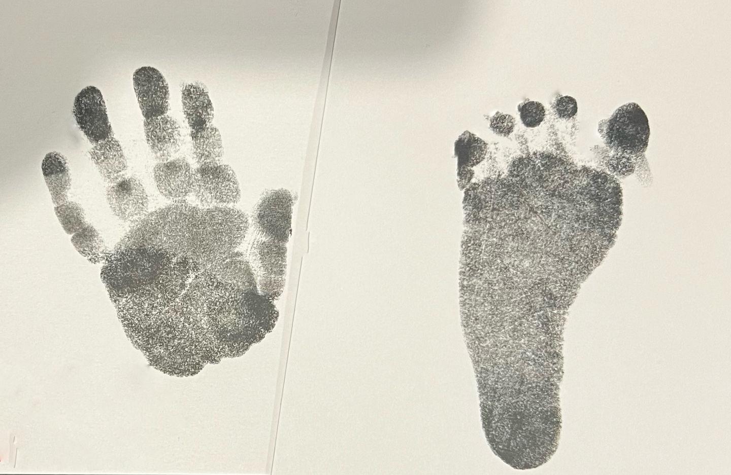 Customer photo review of Mammas Milk Bar Inkless Print Keepsake