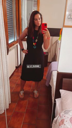 Customer photo review of Abito Marilù con collana