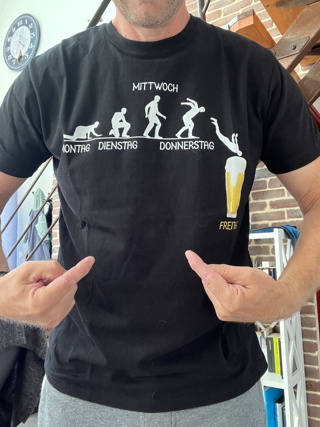 Customer photo review of Montag bis Freitag - Herren Shirt