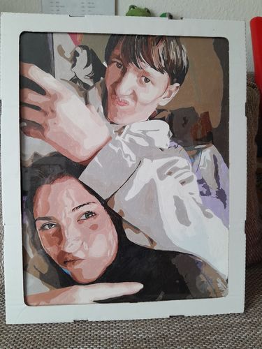 Customer photo review of Malen nach Zahlen - Dein Wunschmotiv