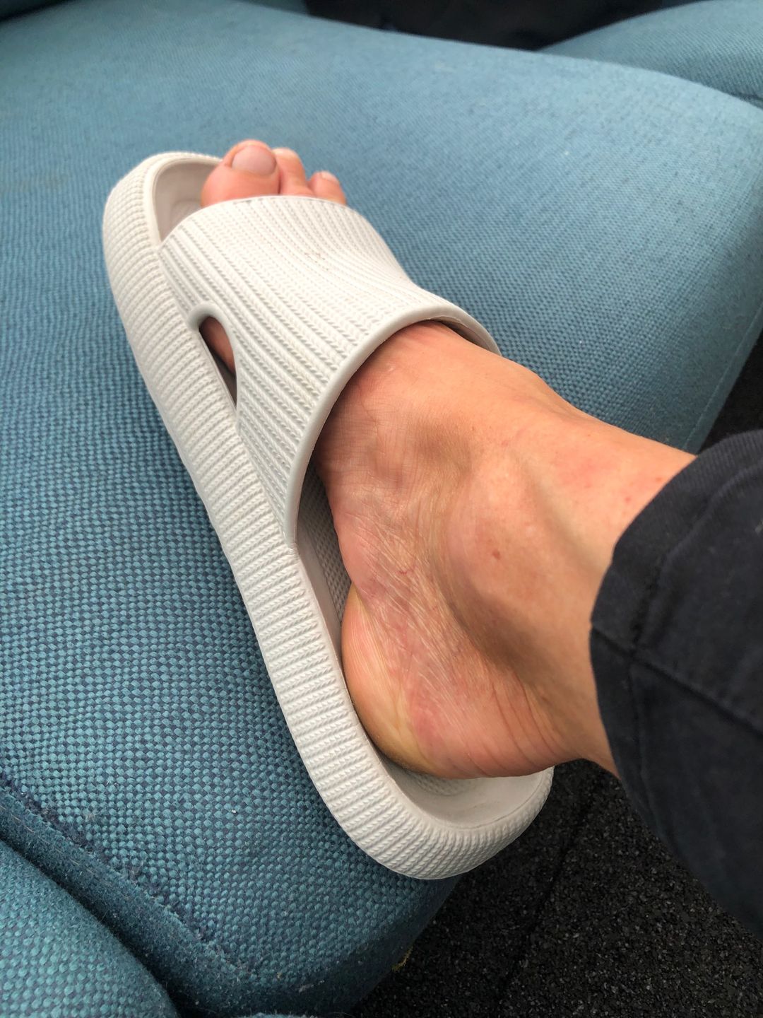 Customer photo review of Bliss Cloud Slides Sandals