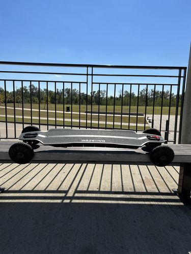 Customer photo review of Backfire Ranger X3 All Terrain Electric Skateboard with 1500W X2 Ultra High Power Ultra High Torque Motors and 12S High Voltage High Efficiency Electronic System