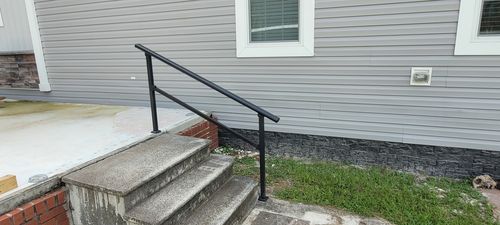 Customer photo review of Top Rail (Oval) + 2x End Caps for Replacement