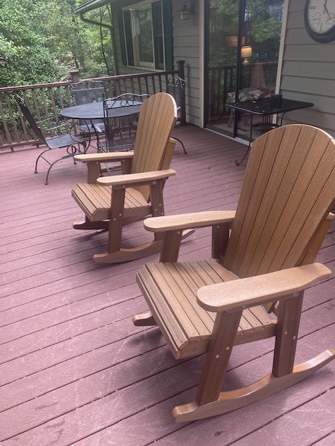 Customer photo review of Adirondack Porch Rocker