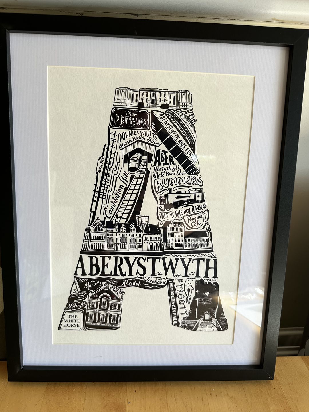 Customer photo review of Aberystwyth Print