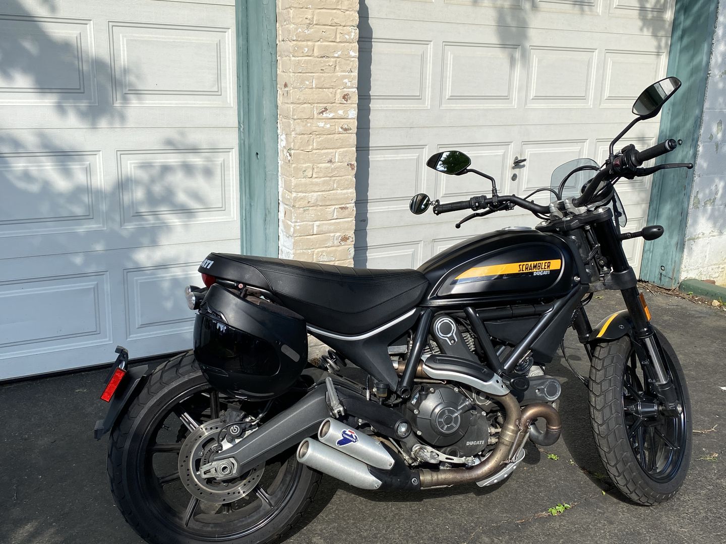 Customer photo review of Ducati Scrambler Helmet Hook (lock)