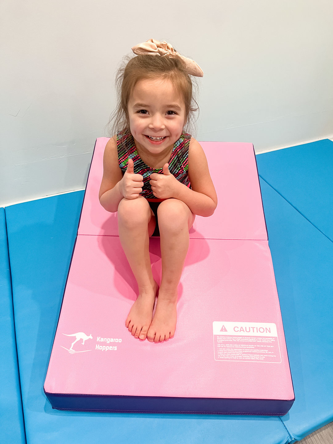 Customer photo review of Gymnastics Tumbling Cheese Wedge Mat (S/M/L)