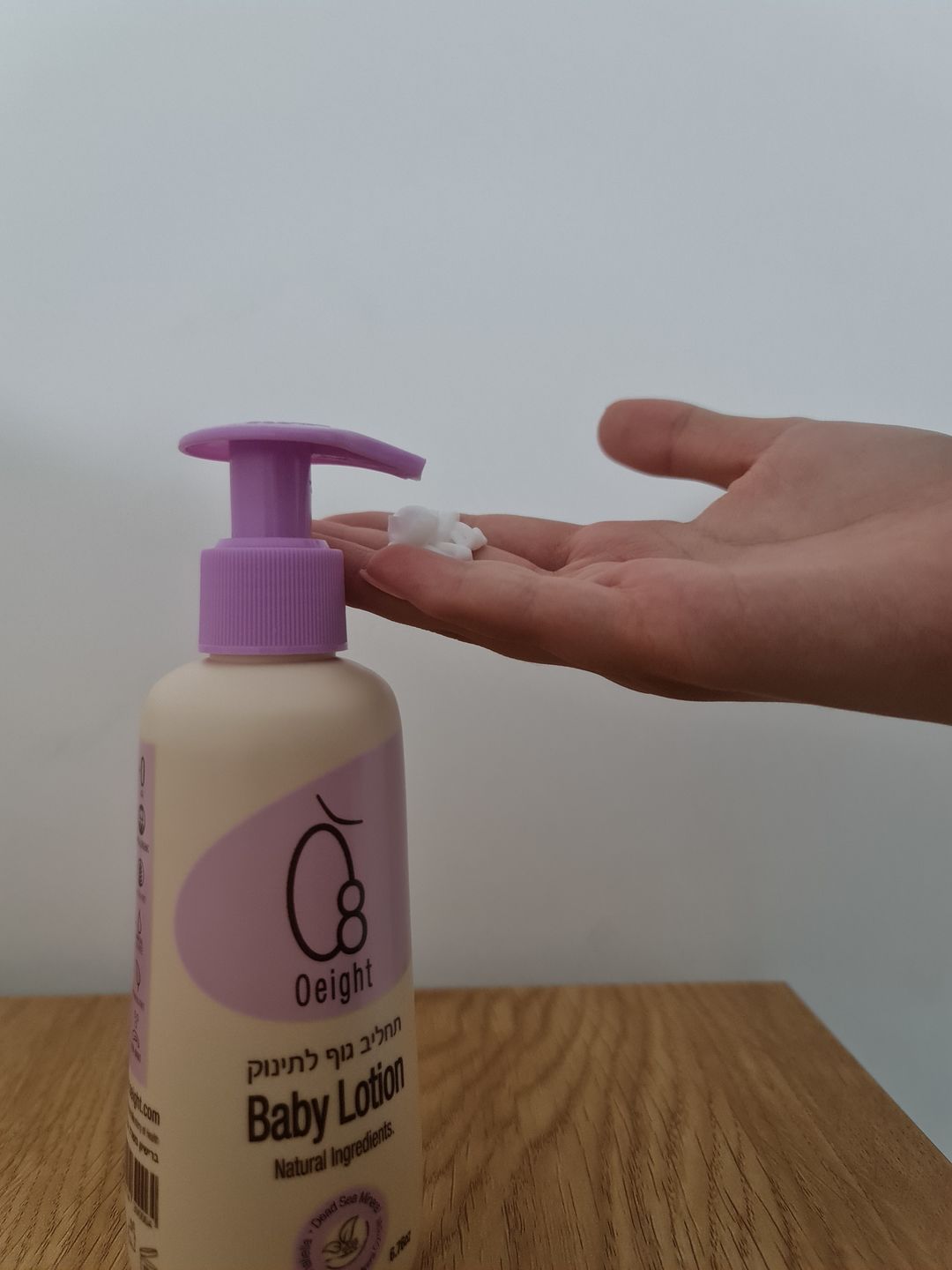Customer photo review of תחליב גוף לתינוק - קרם גוף מבוסס על חמאת שיאה - לחות לעור מכף רגל ועד ראש
