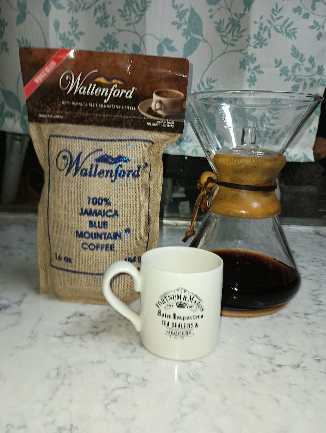 Customer photo review of Wallenford Roasted Whole Bean 100% Jamaica Blue Mountain Coffee, 16oz bag (FREE 2-DAY SHIPPING)