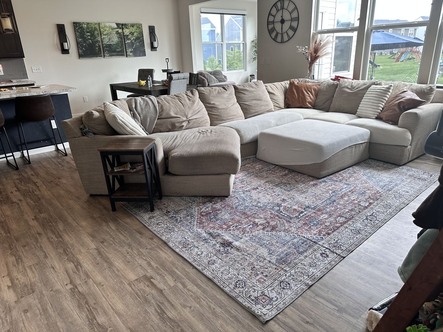 Customer photo review of Luna Machine Washable Rug