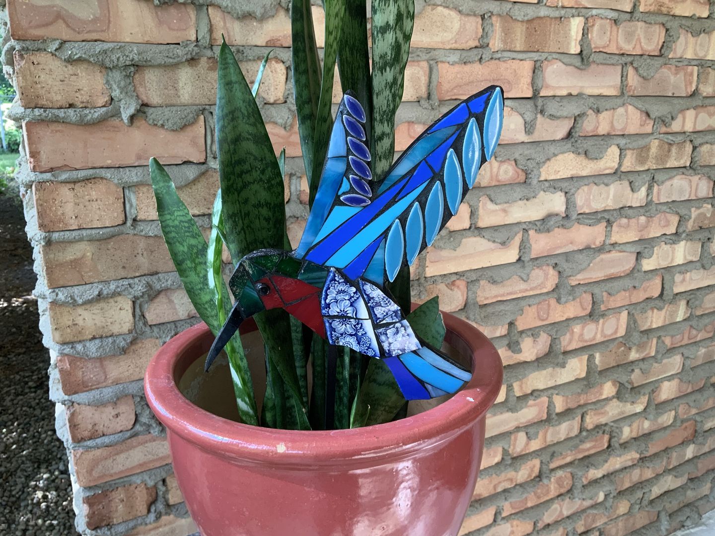 Customer photo review of Unfinished Wood Hummingbird Shape - Bird Animal - Craft - up to 24" DIY