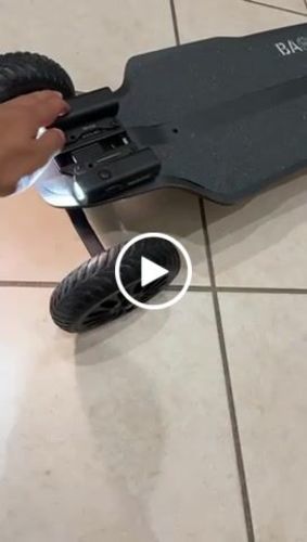 Customer photo review of Backfire Ranger X3 All Terrain Electric Skateboard with 1500W X2 Ultra High Power Ultra High Torque Motors and 12S High Voltage High Efficiency Electronic System