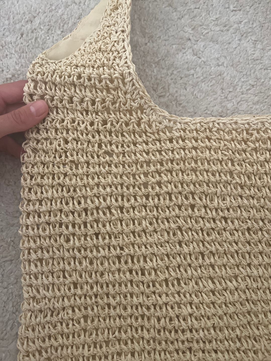 Customer photo review of Boho Summer Beach Bag