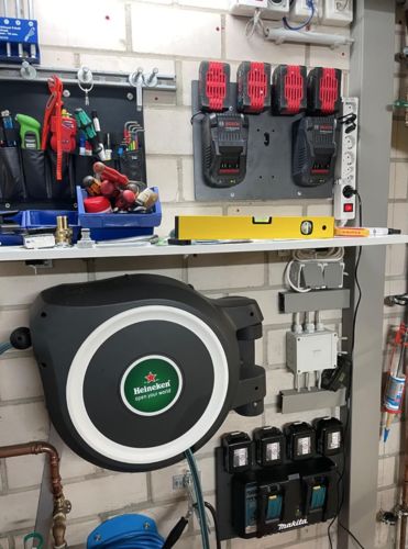 Customer photo review of Wandhalterung für Makita Akkus und Ladegeräte