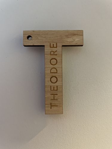 Customer photo review of Personalised Letter Tags