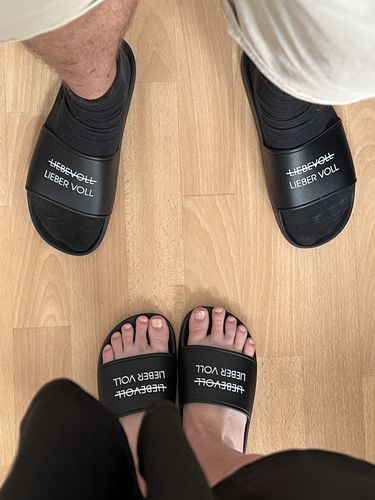Customer photo review of LIEBEVOLL - Badelatschen