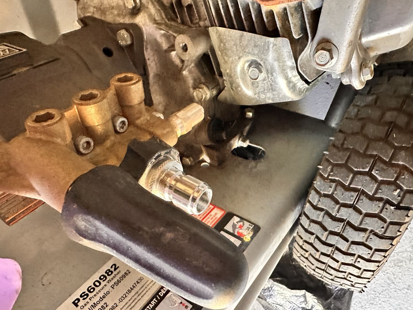 Customer photo review of Stainless Quick Connect Kit
