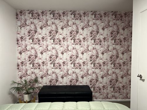 Customer photo review of Peony Wallpaper - 4 Colours
