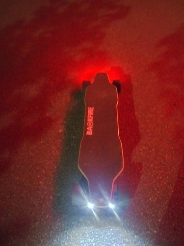 Customer photo review of Backfire Cannon II Electric Skateboard Lights