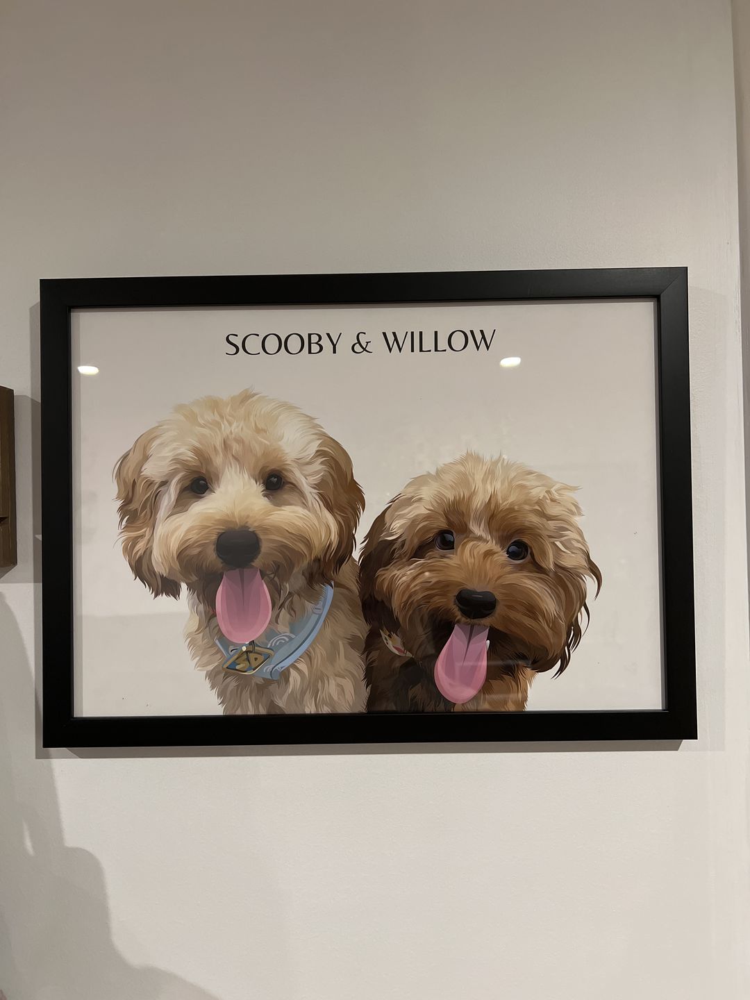 Customer photo review of Two-Pet Portrait