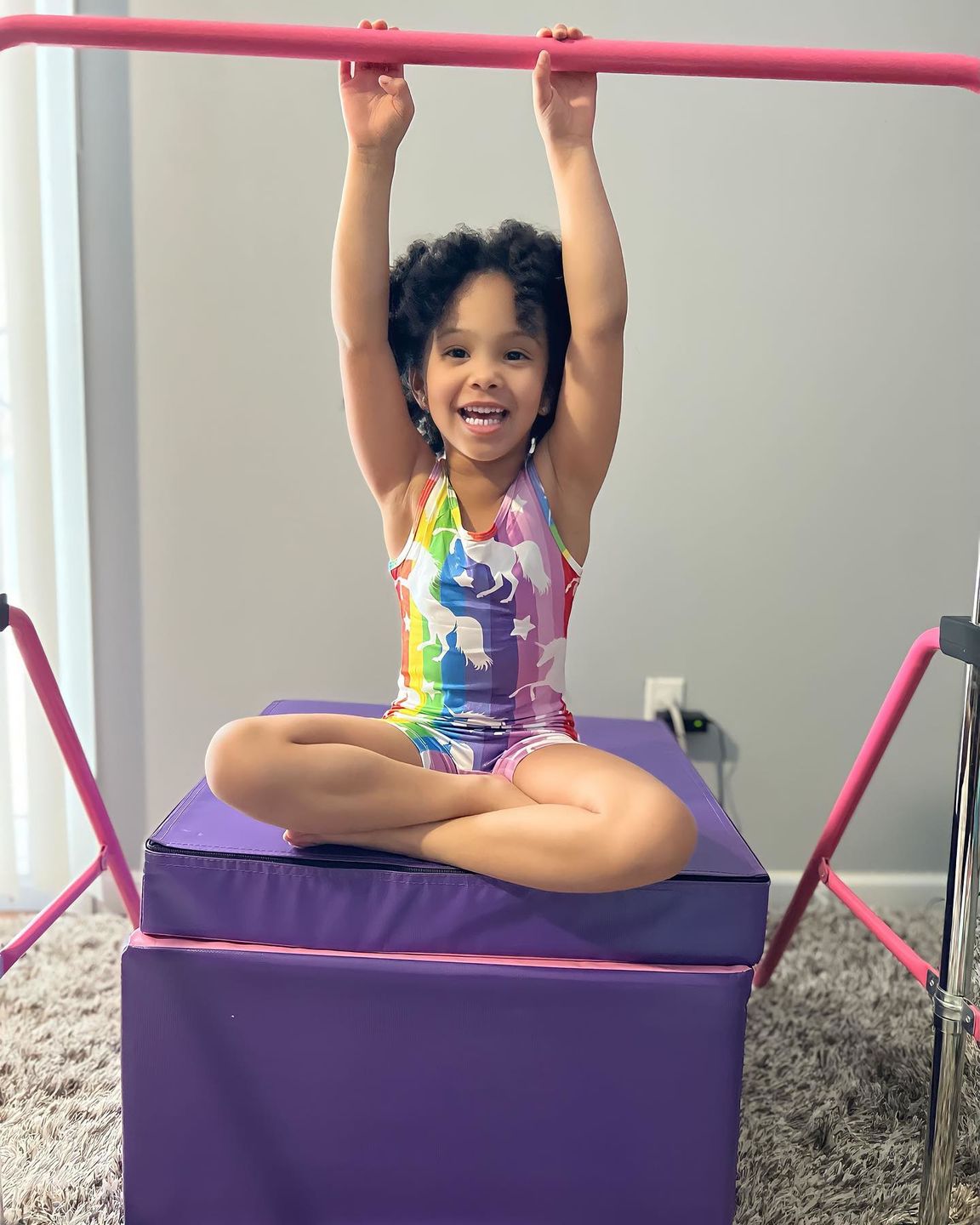 Customer photo review of Gymnastics Tumbling Cheese Wedge Mat (S/M/L)